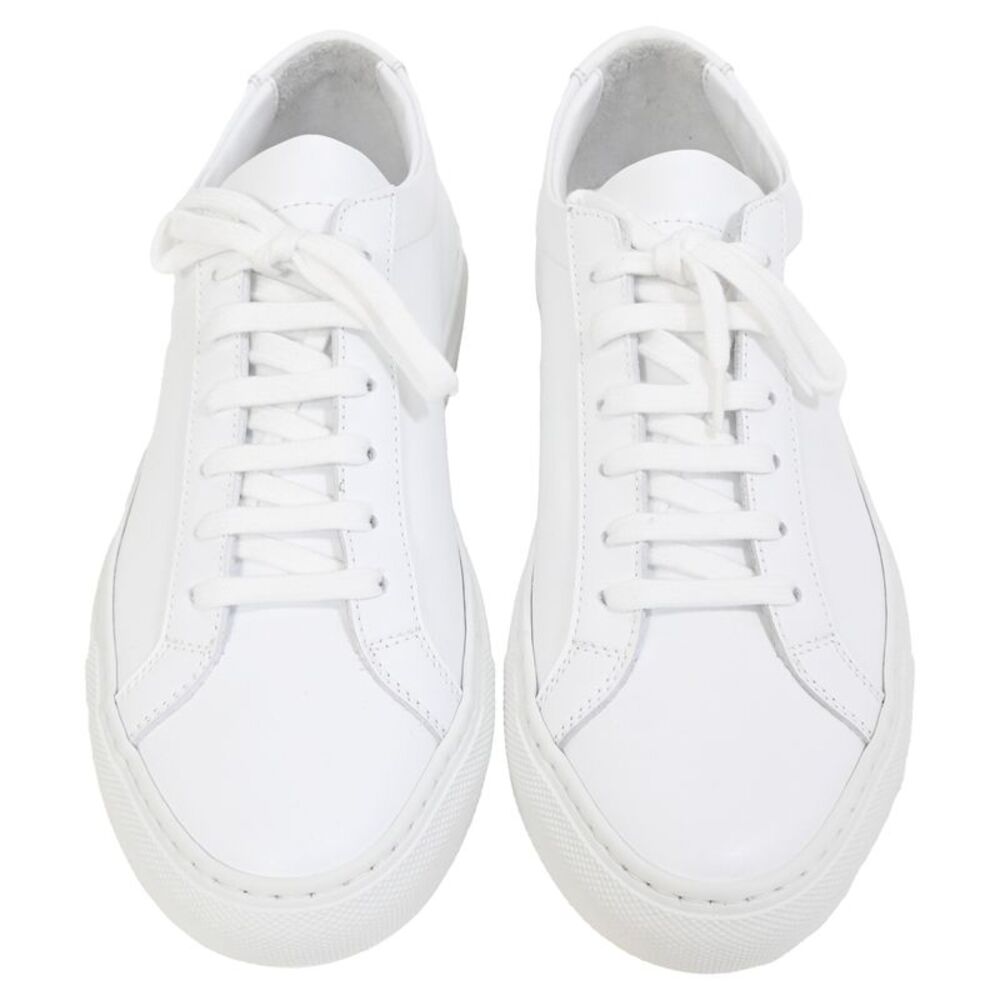 Common Projects Achilles Low-Top Sneakers in White Leather - Picture 5 of 8